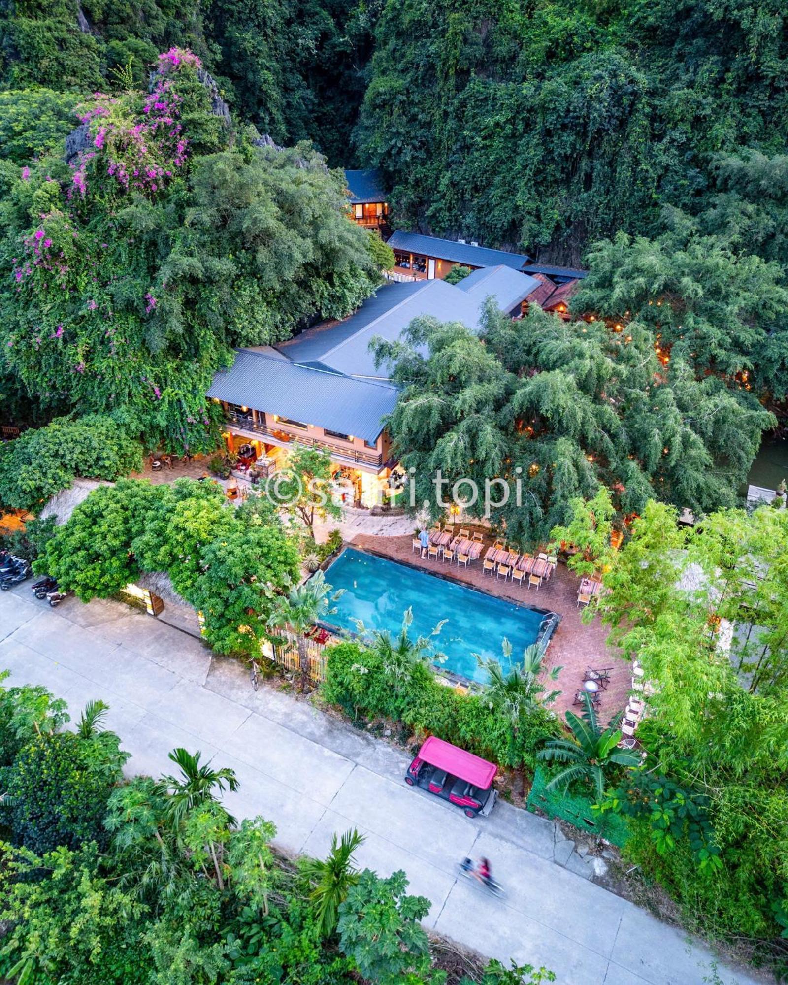 Tam Coc Central Bungalow-Hostel Vu Lam Exteriér fotografie